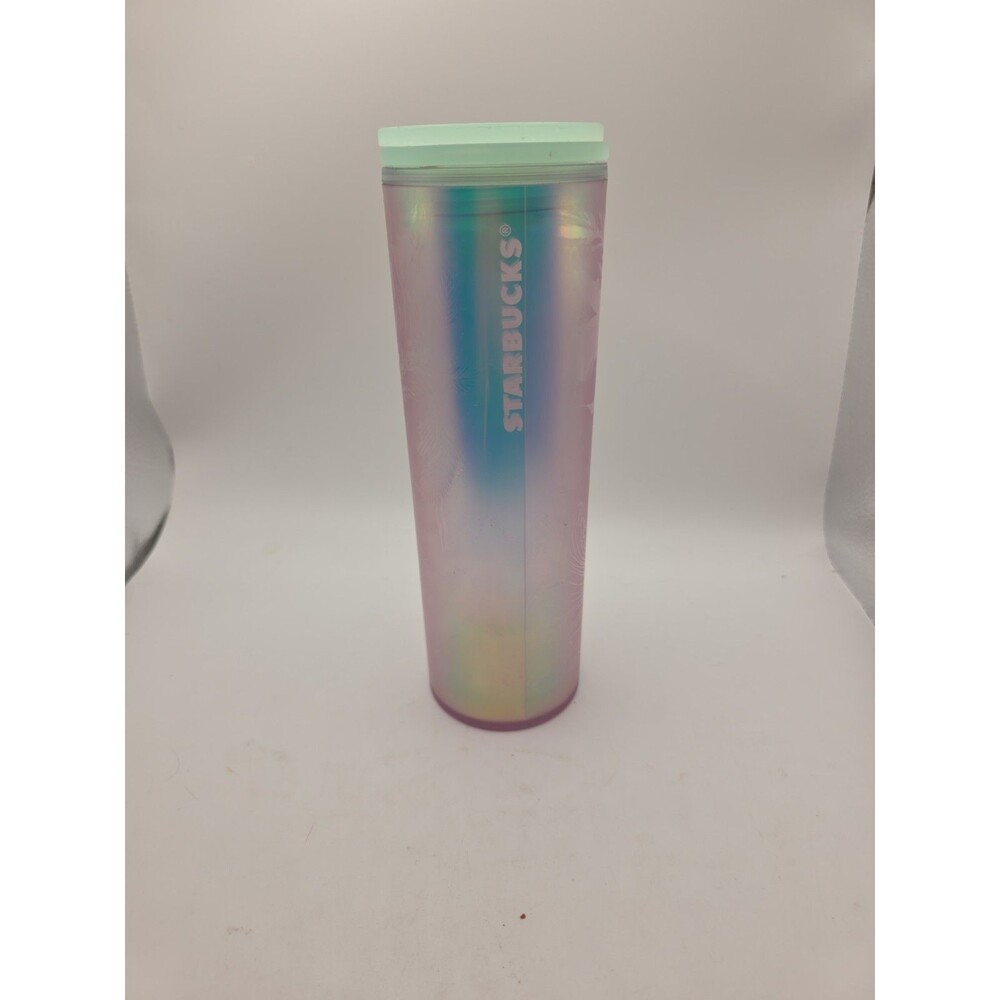 Starbucks 2022 Iridescent Mermaid Siren 16oz Soft Touch Tumbler